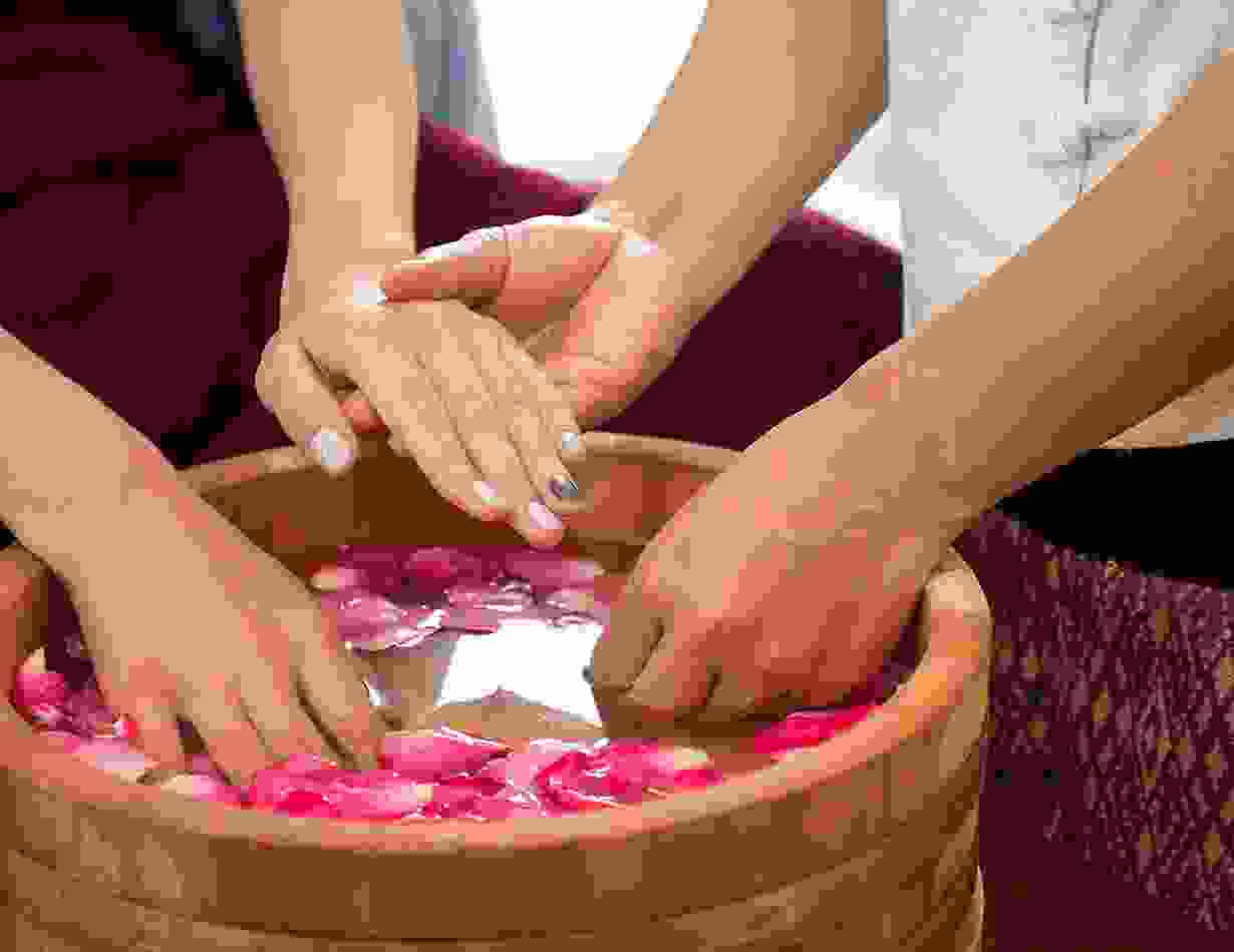 Rose water therapy